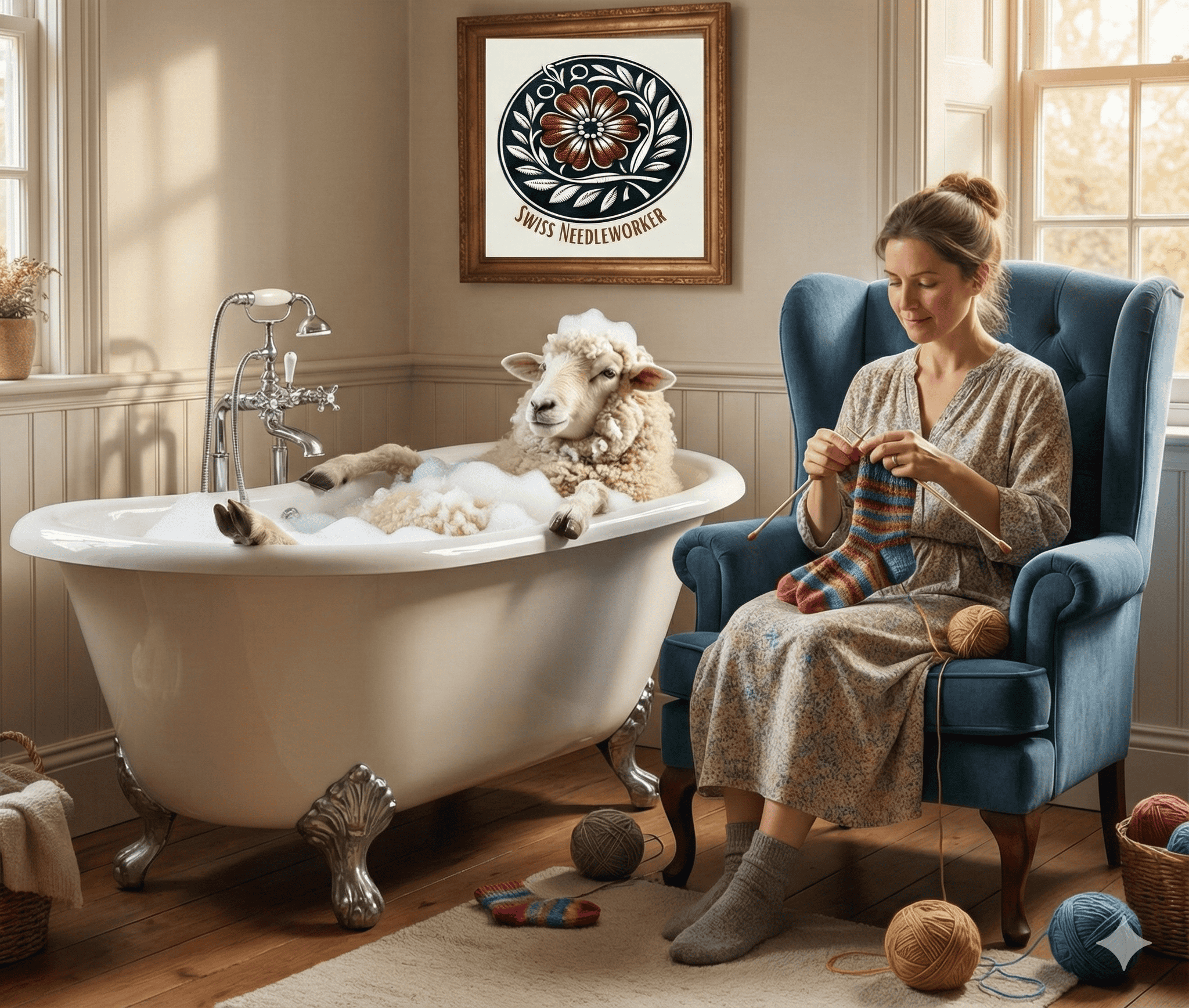 Swiss Needleworker Blogbeitrag Superwash von Wolle