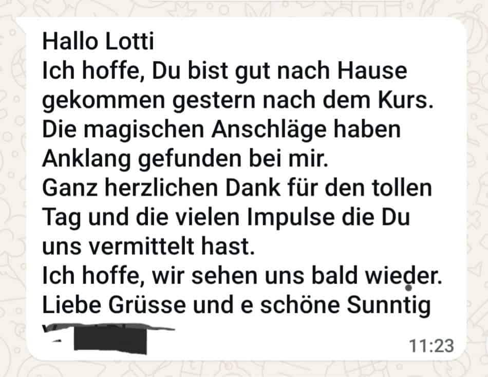 Swiss Needleworker Kursfeedback 2