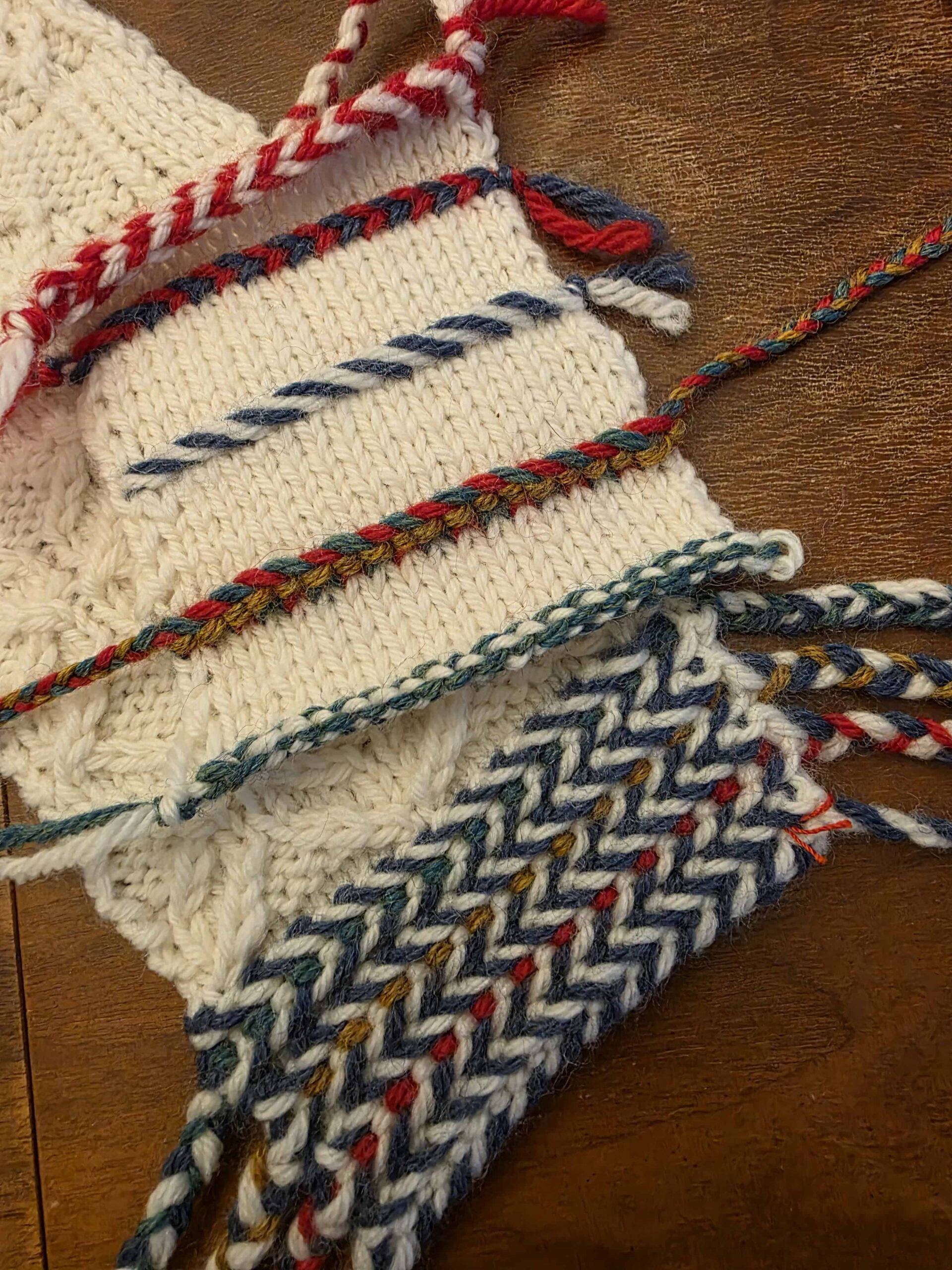 Swiss Needleworker Kurs Lettischer Zopf latvian Braid